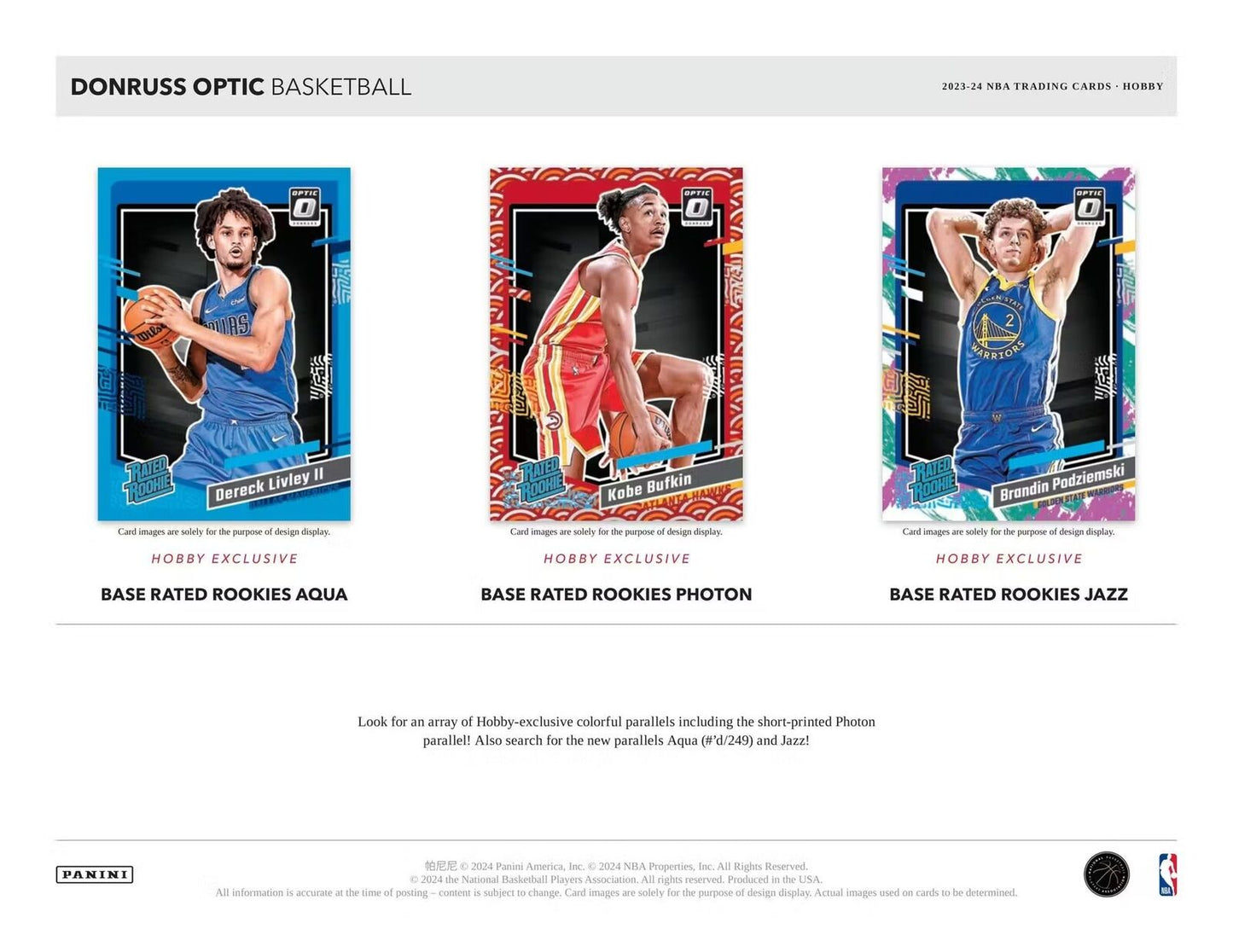 2023 - 24 Panini Donruss Optic Basketball Hobby Box - Columbia Hobby - Sports Card Boxes - Toploaders - Card Savers