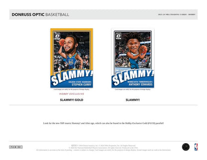 2023 - 24 Panini Donruss Optic Basketball Hobby Box - Columbia Hobby - Sports Card Boxes - Toploaders - Card Savers