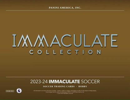 2023 - 24 Panini Immaculate Soccer Hobby Box - Columbia Hobby - Sports Card Boxes - Toploaders - Card Savers