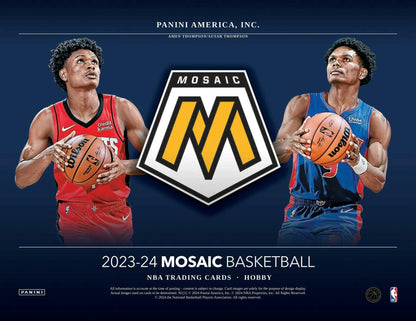 2023 - 24 Panini Mosaic Basketball Hobby Box - Columbia Hobby - Sports Card Boxes - Toploaders - Card Savers