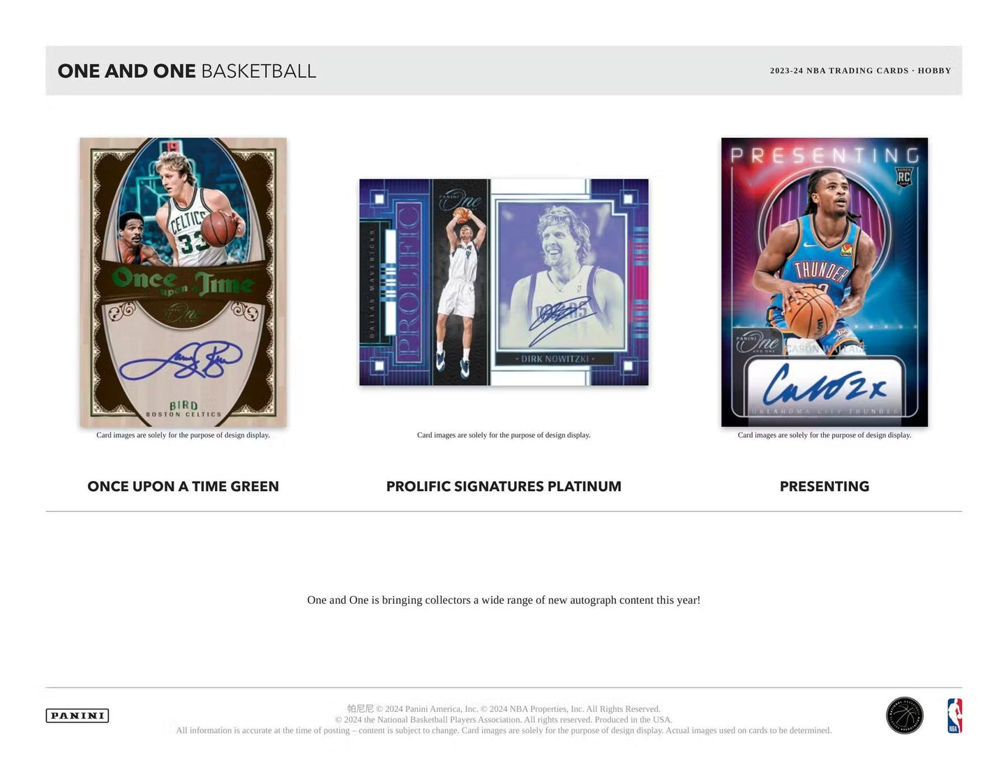 2023 - 24 Panini One and One Basketball Hobby Box - Columbia Hobby - Sports Card Boxes - Toploaders - Card Savers
