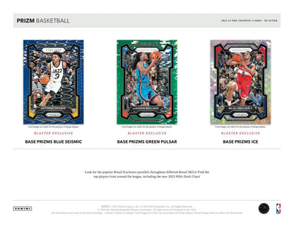 2023 - 24 Panini Prizm Basketball 6 - Pack Blaster Box (Ice Prizms!) - Columbia Hobby - Sports Card Boxes - Toploaders - Card Savers