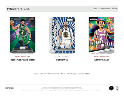 2023 - 24 Panini Prizm Basketball 6 - Pack Blaster Box (Ice Prizms!) - Columbia Hobby - Sports Card Boxes - Toploaders - Card Savers