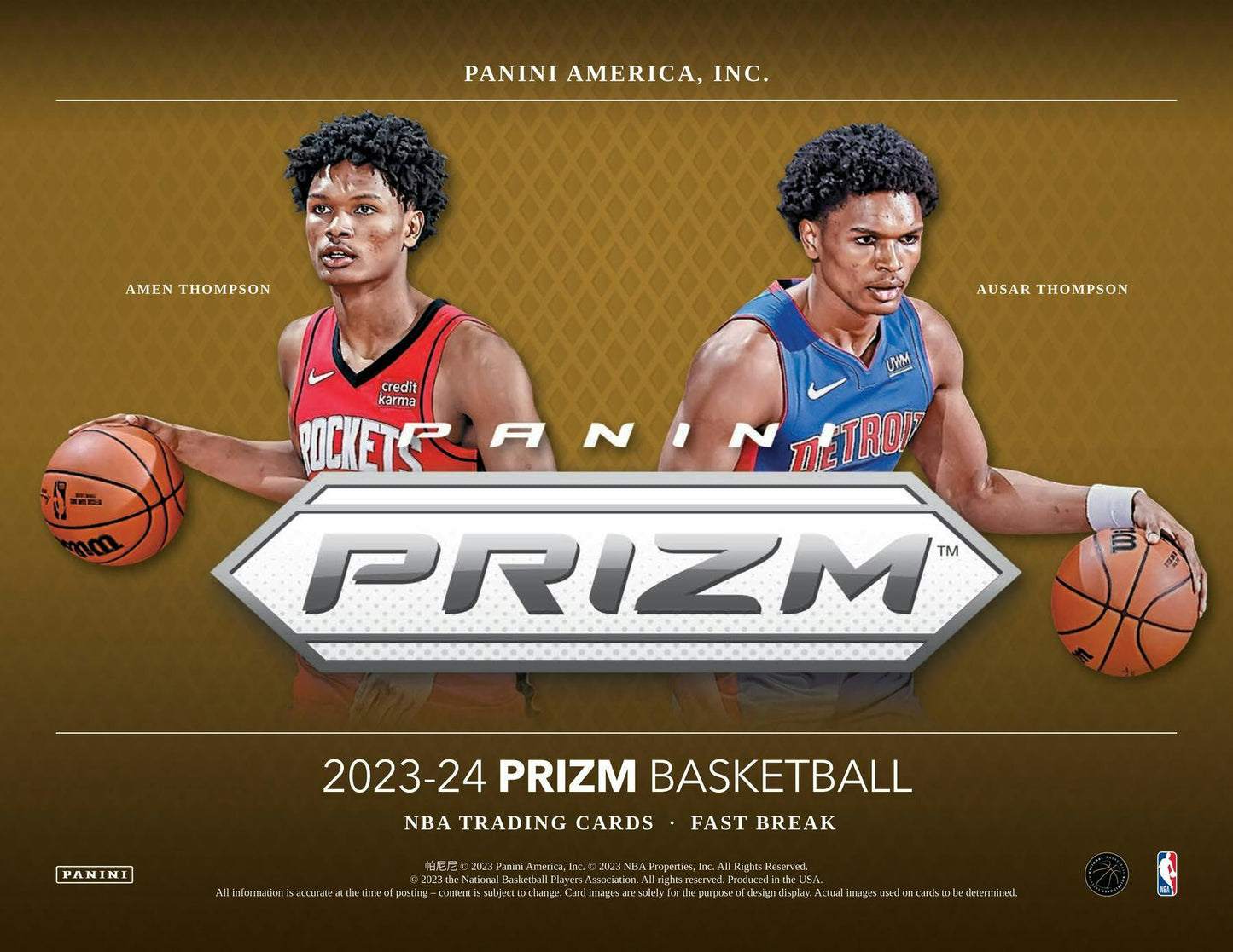 2023 - 24 Panini Prizm Basketball Fast Break Box - Columbia Hobby - Sports Card Boxes - Toploaders - Card Savers