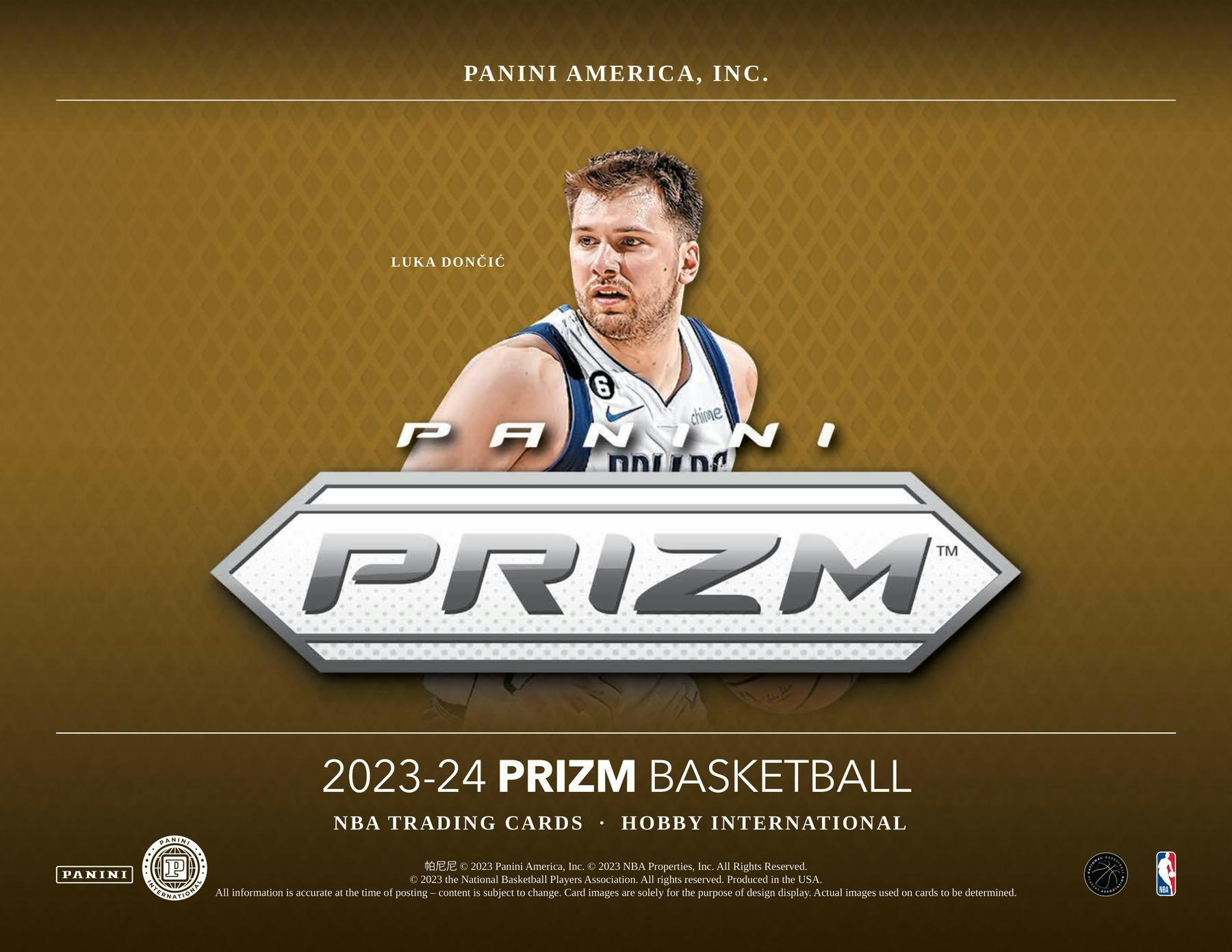 2023 - 24 Panini Prizm Basketball International Hobby Box - Columbia Hobby - Sports Card Boxes - Toploaders - Card Savers