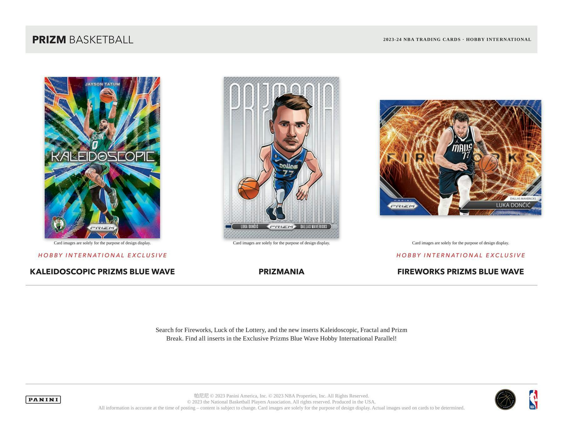 2023 - 24 Panini Prizm Basketball International Hobby Box - Columbia Hobby - Sports Card Boxes - Toploaders - Card Savers