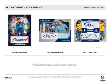 2023 - 24 Panini Prizm COPA America Soccer Hobby Box - Columbia Hobby - Sports Card Boxes - Toploaders - Card Savers