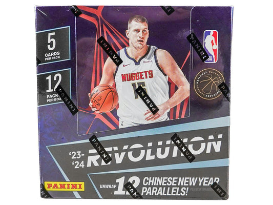 2023 - 24 Panini Revolution Chinese New Year Basketball Box - Columbia Hobby - Sports Card Boxes - Toploaders - Card Savers