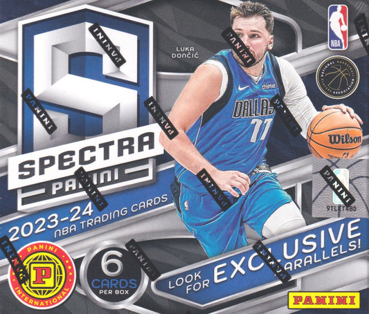 2023 - 24 Panini Spectra Basketball International Hobby Box - Columbia Hobby - Sports Card Boxes - Toploaders - Card Savers