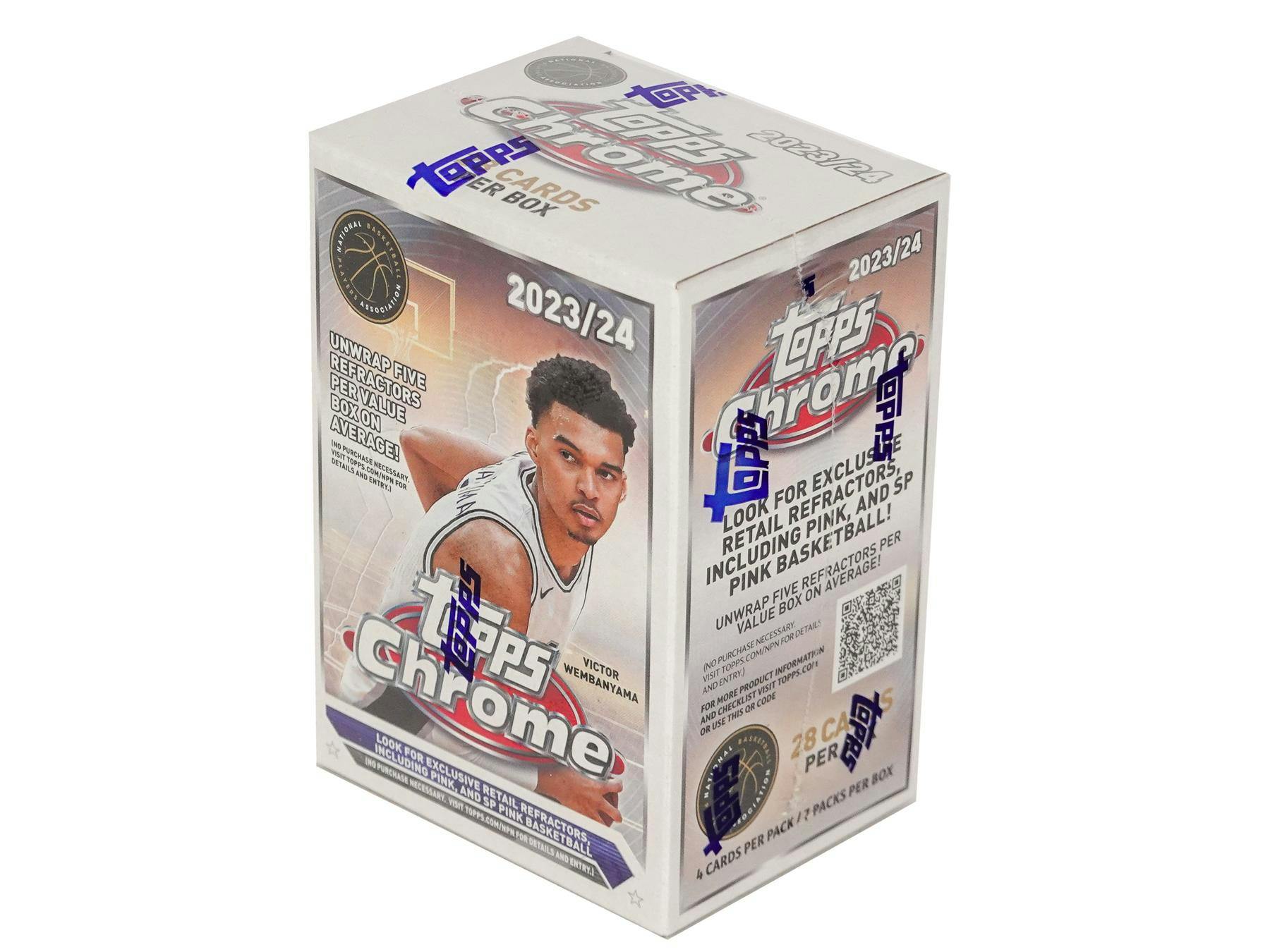 2023 - 24 Topps Chrome Basketball Blaster Box - Columbia Hobby - Sports Card Boxes - Toploaders - Card Savers
