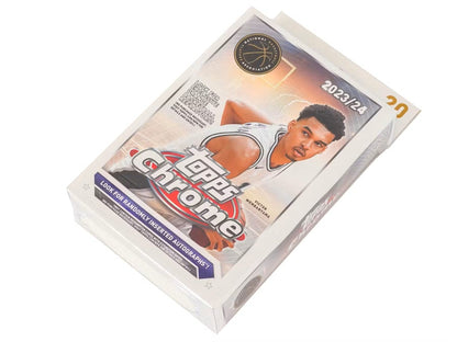 2023 - 24 Topps Chrome Basketball Hanger Box - Columbia Hobby - Sports Card Boxes - Toploaders - Card Savers