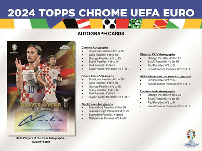 2023 - 24 Topps Chrome UEFA Euro Soccer Hobby Box - Columbia Hobby - Sports Card Boxes - Toploaders - Card Savers