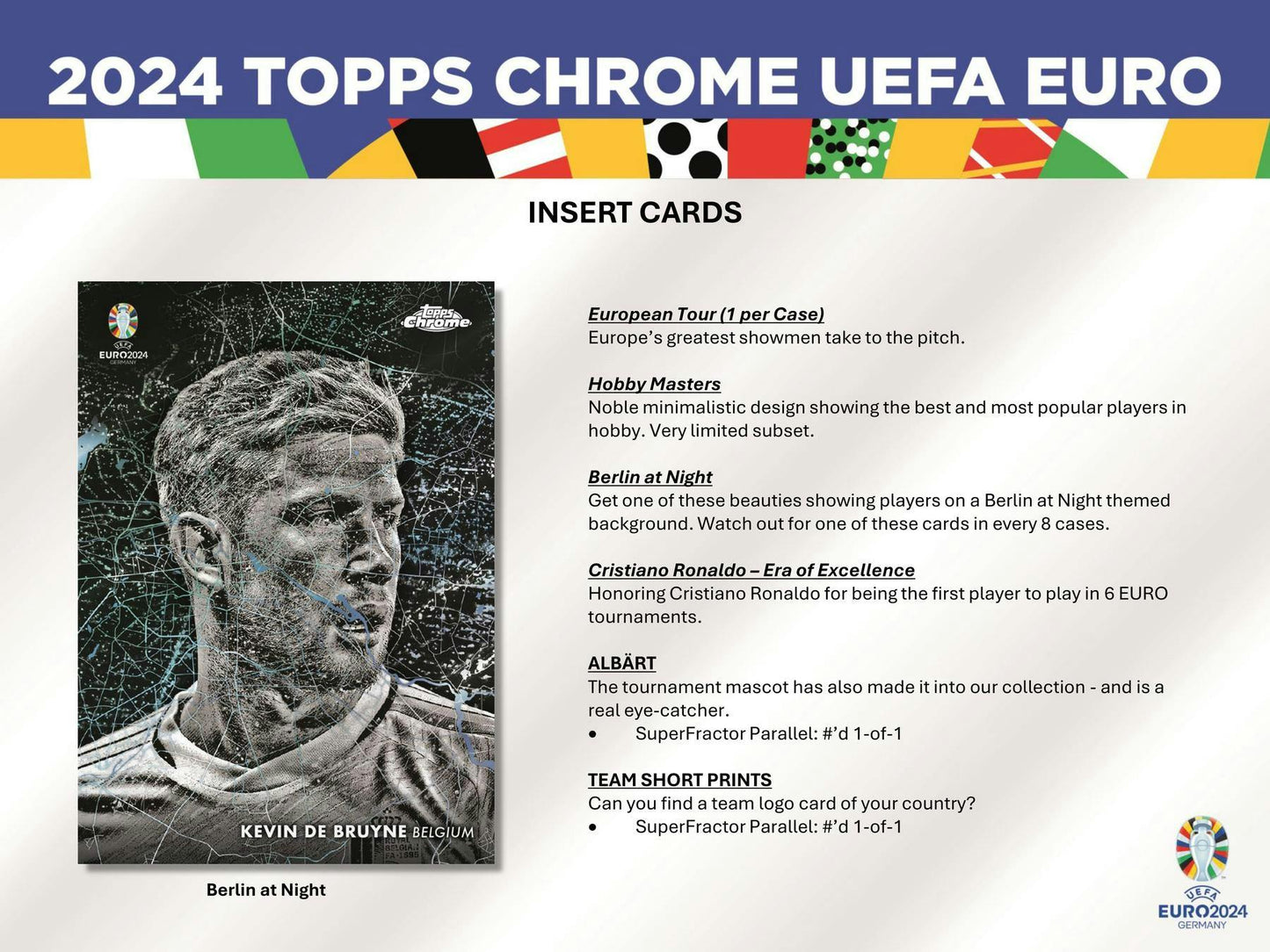 2023 - 24 Topps Chrome UEFA Euro Soccer Hobby Box - Columbia Hobby - Sports Card Boxes - Toploaders - Card Savers