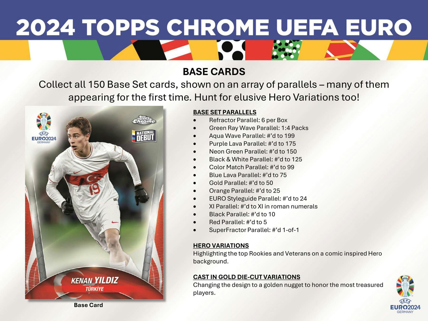 2023 - 24 Topps Chrome UEFA Euro Soccer Hobby Box - Columbia Hobby - Sports Card Boxes - Toploaders - Card Savers