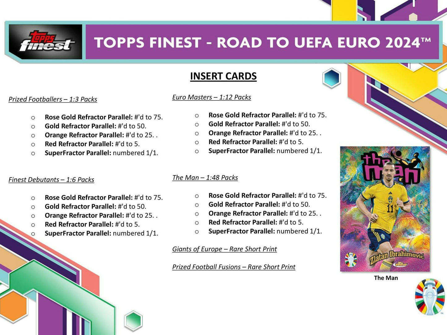 2023 - 24 Topps Finest Road to UEFA Euro Soccer Hobby Box - Columbia Hobby - Sports Card Boxes - Toploaders - Card Savers