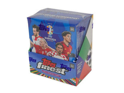 2023 - 24 Topps Finest Road to UEFA Euro Soccer Hobby Box - Columbia Hobby - Sports Card Boxes - Toploaders - Card Savers