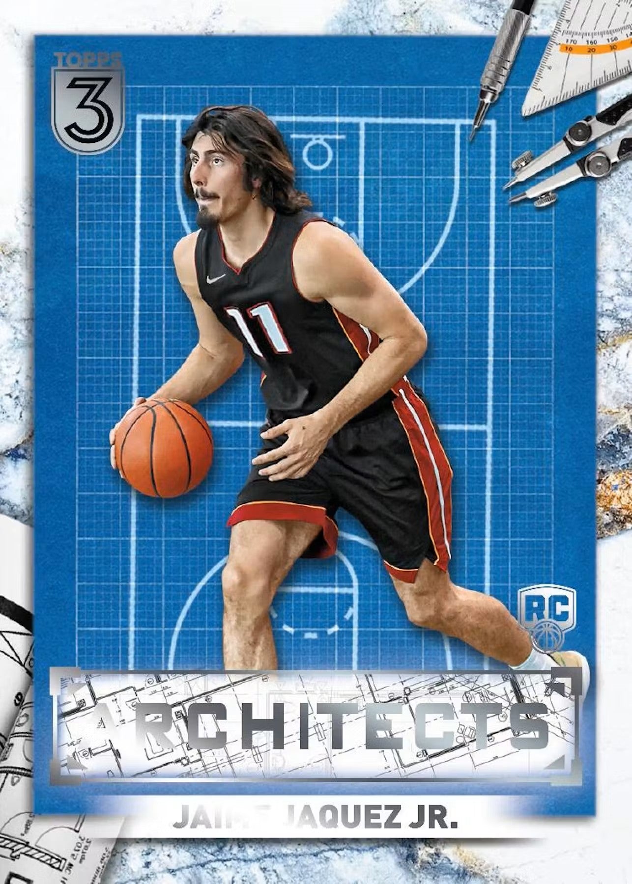 2023 - 24 Topps Three Basketball Hobby Box - Columbia Hobby - Sports Card Boxes - Toploaders - Card Savers