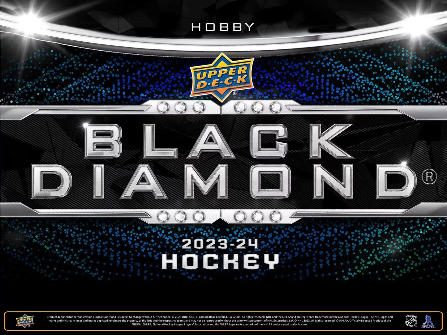 2023 - 24 Upper Deck Black Diamond Hockey CDD Exclusive Hobby Box - Columbia Hobby - Sports Card Boxes - Toploaders - Card Savers