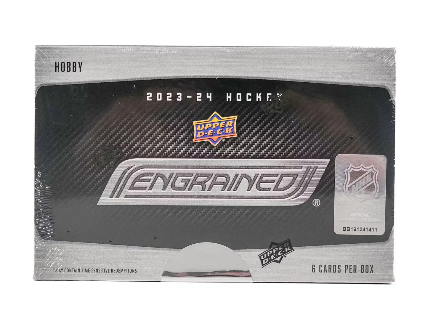 2023 - 24 Upper Deck Engrained Hockey Hobby Box - Columbia Hobby - Sports Card Boxes - Toploaders - Card Savers