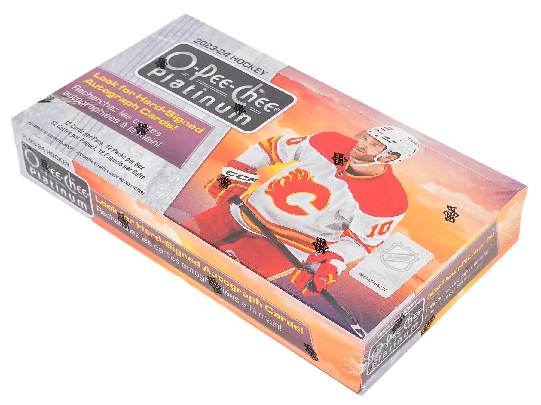 2023 - 24 Upper Deck O - Pee - Chee Platinum Hockey Hobby Box - Columbia Hobby - Sports Card Boxes - Toploaders - Card Savers