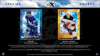 2023 - 24 Upper Deck Skybox E - X 2000 Hockey Hobby Box - Columbia Hobby - Sports Card Boxes - Toploaders - Card Savers