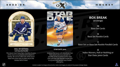 2023 - 24 Upper Deck Skybox E - X 2000 Hockey Hobby Box - Columbia Hobby - Sports Card Boxes - Toploaders - Card Savers