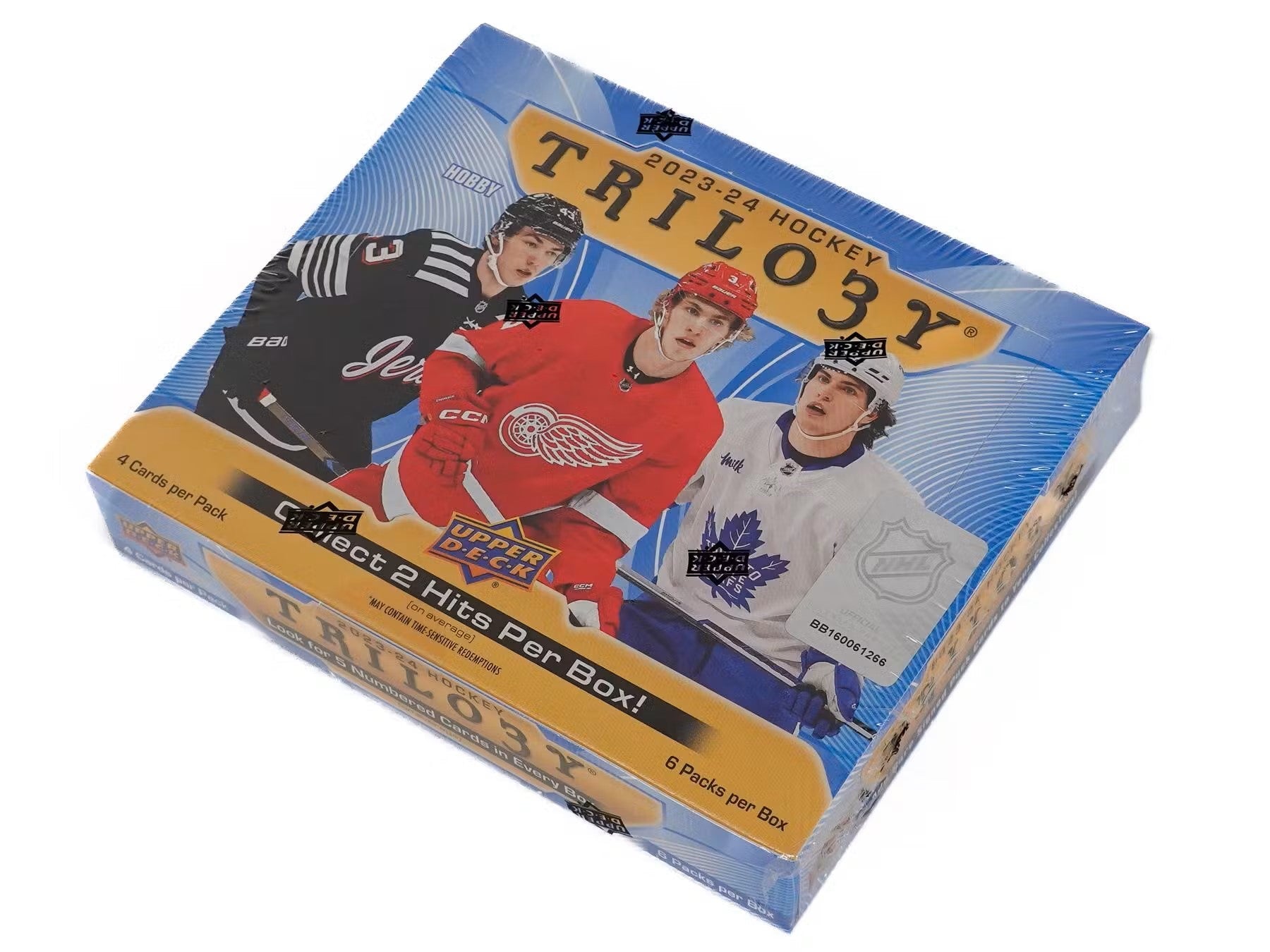 2023 - 24 Upper Deck Trilogy Hockey Hobby Box - Columbia Hobby - Sports Card Boxes - Toploaders - Card Savers
