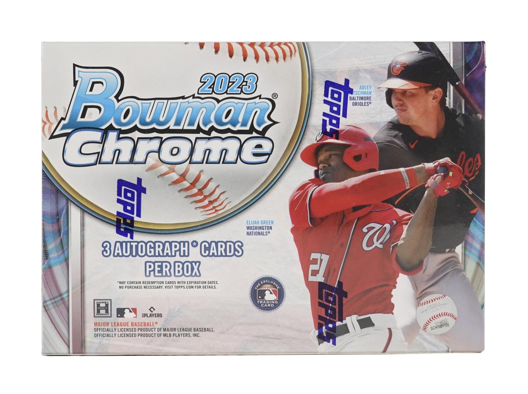 2023 Bowman Chrome Baseball HTA Choice Box - Columbia Hobby - Sports Card Boxes - Toploaders - Card Savers