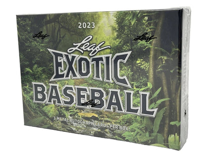 2023 Leaf Exotic Baseball Hobby Box - Columbia Hobby - Sports Card Boxes - Toploaders - Card Savers