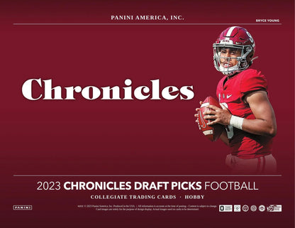 2023 Panini Chronicles Draft Picks Football Hobby Box - Columbia Hobby - Sports Card Boxes - Toploaders - Card Savers