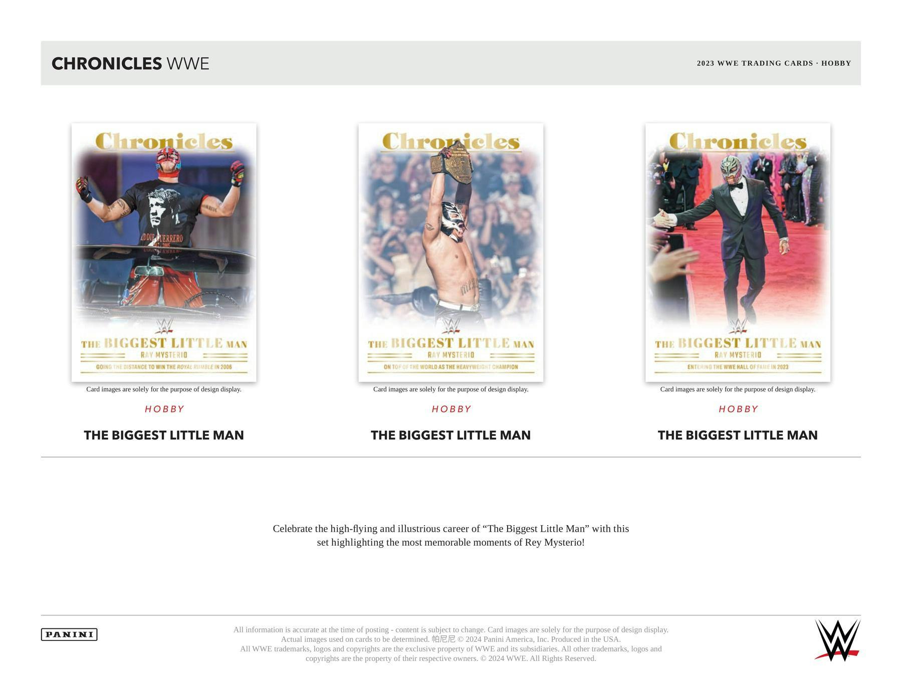 2023 Panini Chronicles WWE Hobby - Columbia Hobby - Sports Card Boxes - Toploaders - Card Savers