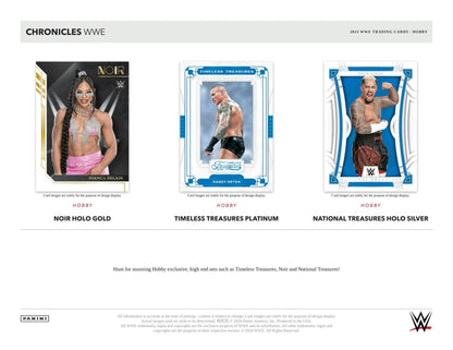 2023 Panini Chronicles WWE Hobby - Columbia Hobby - Sports Card Boxes - Toploaders - Card Savers