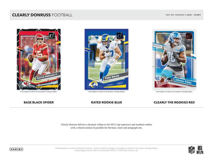 2023 Panini Clearly Donruss Football Hobby Box - Columbia Hobby - Sports Card Boxes - Toploaders - Card Savers