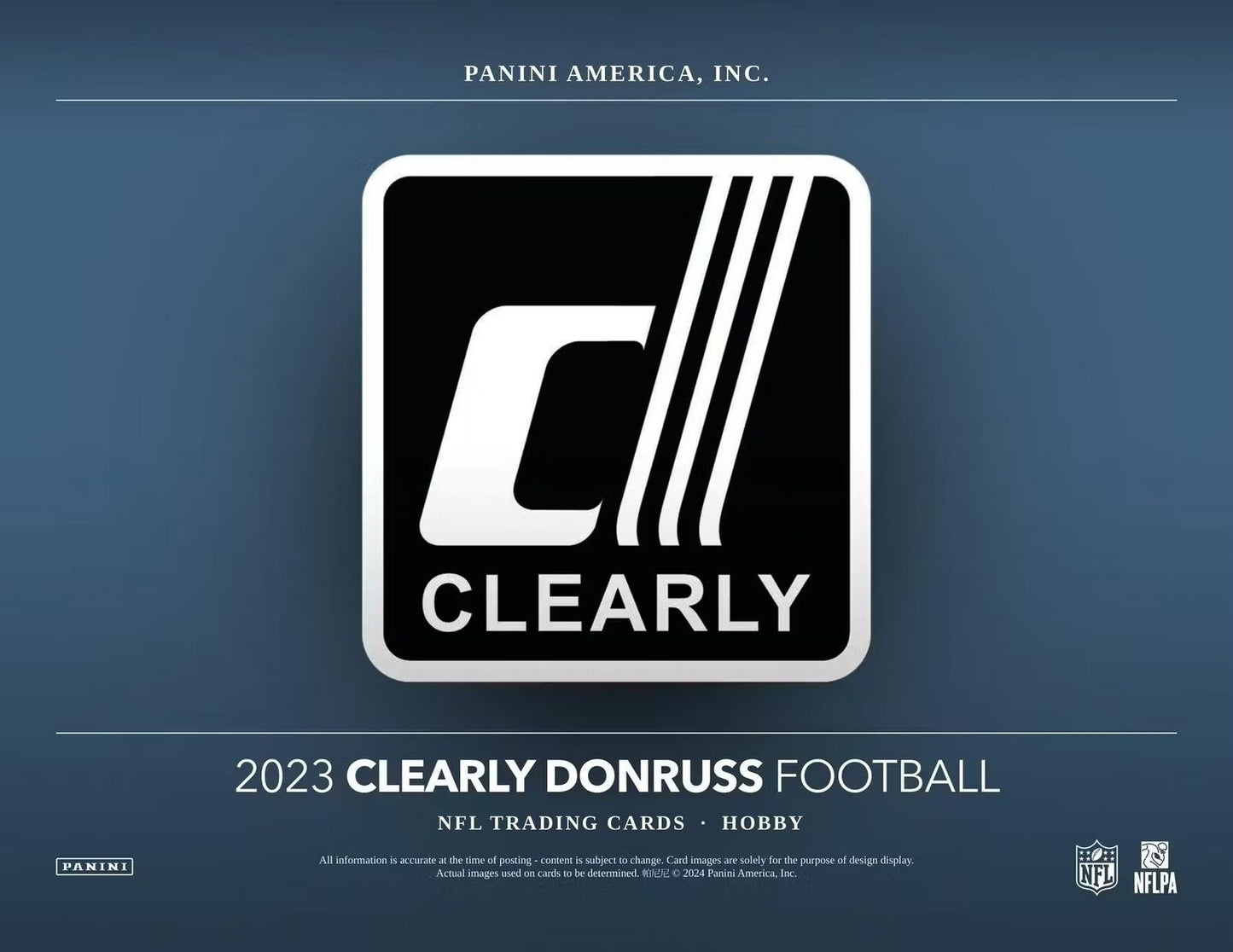 2023 Panini Clearly Donruss Football Hobby Box - Columbia Hobby - Sports Card Boxes - Toploaders - Card Savers
