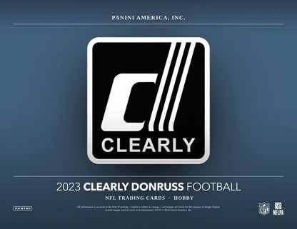 2023 Panini Clearly Donruss Football Hobby Box - Columbia Hobby - Sports Card Boxes - Toploaders - Card Savers