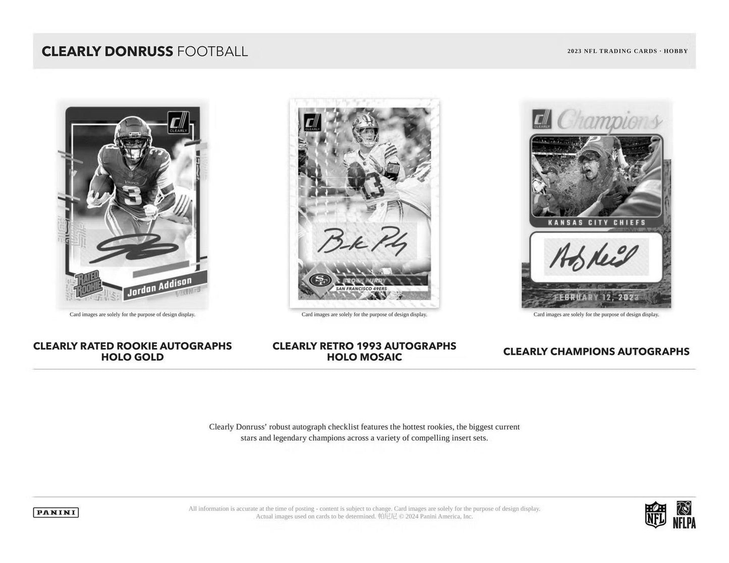 2023 Panini Clearly Donruss Football Hobby Box - Columbia Hobby - Sports Card Boxes - Toploaders - Card Savers