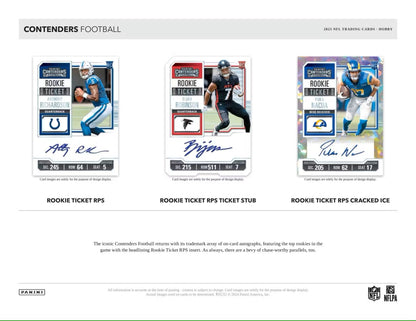 2023 Panini Contenders Football Hobby Box - Columbia Hobby - Sports Card Boxes - Toploaders - Card Savers