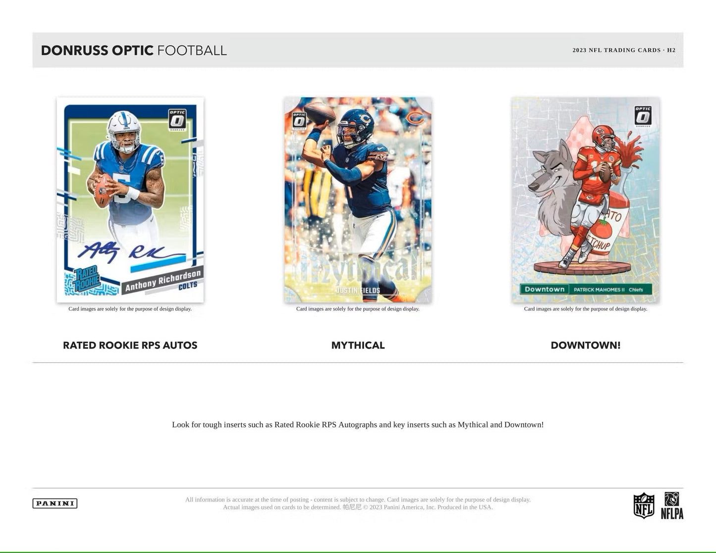 2023 Panini Donruss Optic Football H2 Box - Columbia Hobby - Sports Card Boxes - Toploaders - Card Savers