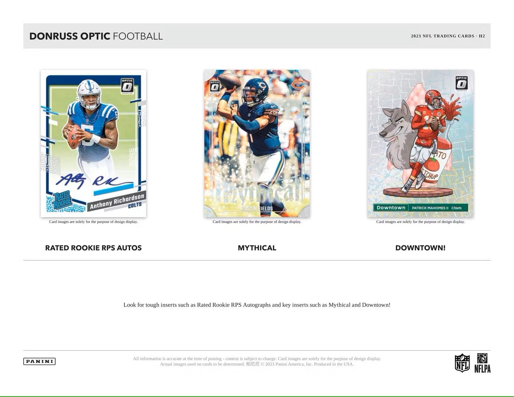 2023 Panini Donruss Optic Football H2 Box - Columbia Hobby - Sports Card Boxes - Toploaders - Card Savers