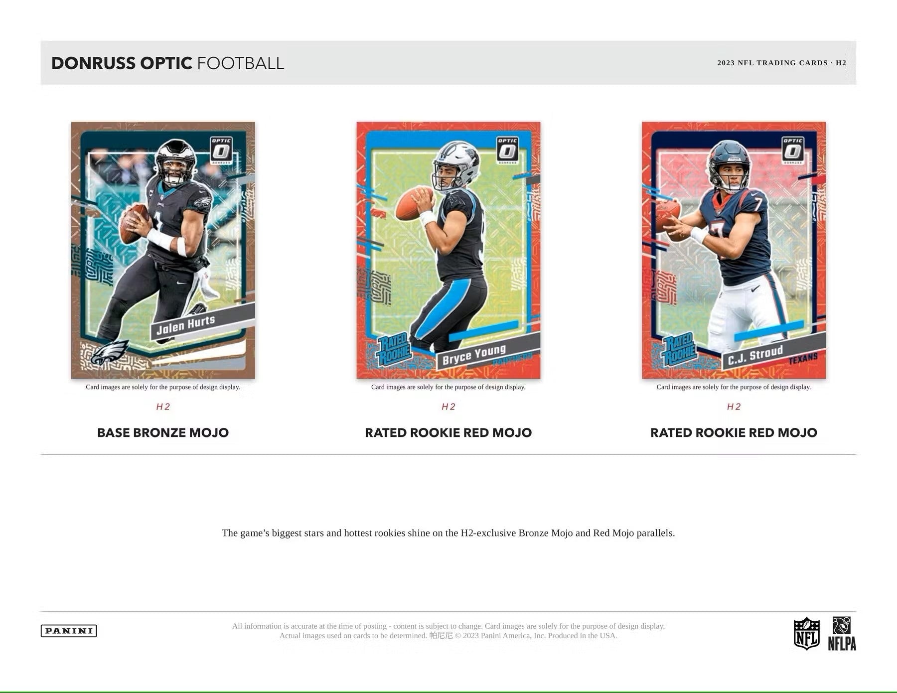 2023 Panini Donruss Optic Football H2 Box - Columbia Hobby - Sports Card Boxes - Toploaders - Card Savers