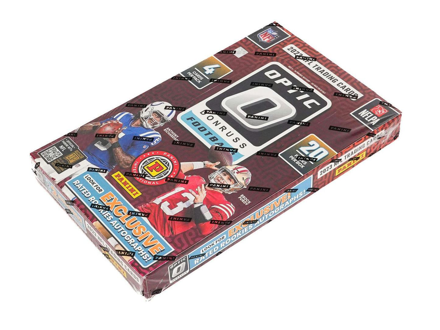 2023 Panini Donruss Optic Football International Hobby Box - Columbia Hobby - Sports Card Boxes - Toploaders - Card Savers