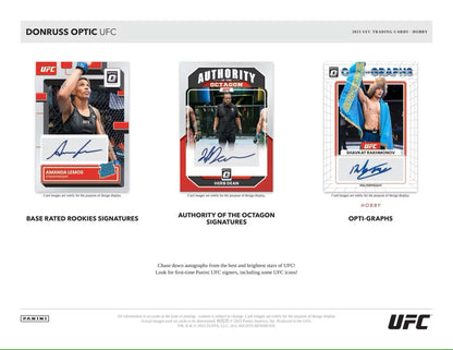 2023 Panini Donruss Optic UFC Hobby Box - Columbia Hobby - Sports Card Boxes - Toploaders - Card Savers