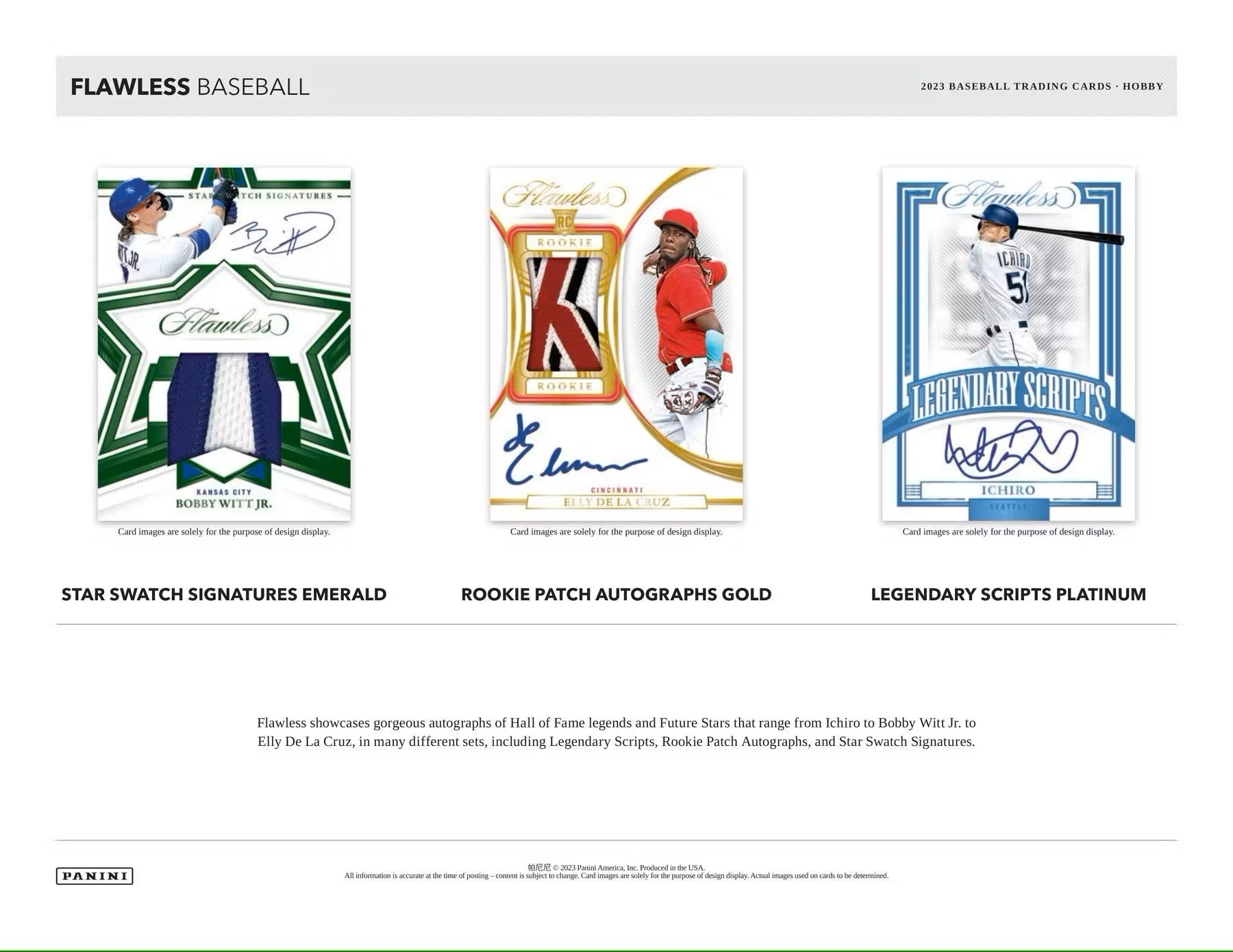 2023 Panini Flawless Baseball Hobby Box - Columbia Hobby - Sports Card Boxes - Toploaders - Card Savers