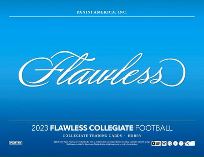 2023 Panini Flawless Collegiate Football Hobby Box - Columbia Hobby - Sports Card Boxes - Toploaders - Card Savers