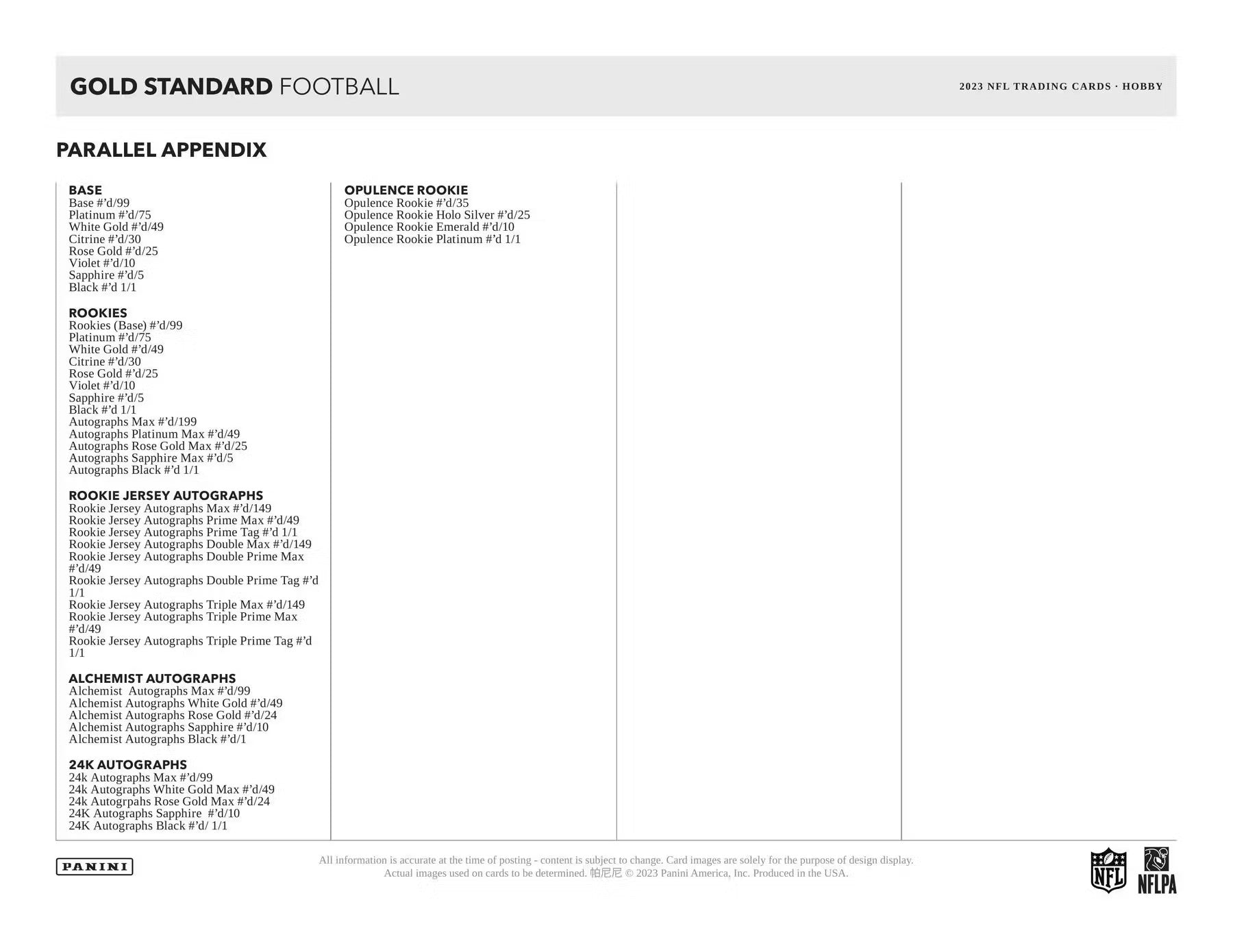 2023 Panini Gold Standard Football Hobby Box - Columbia Hobby - Sports Card Boxes - Toploaders - Card Savers