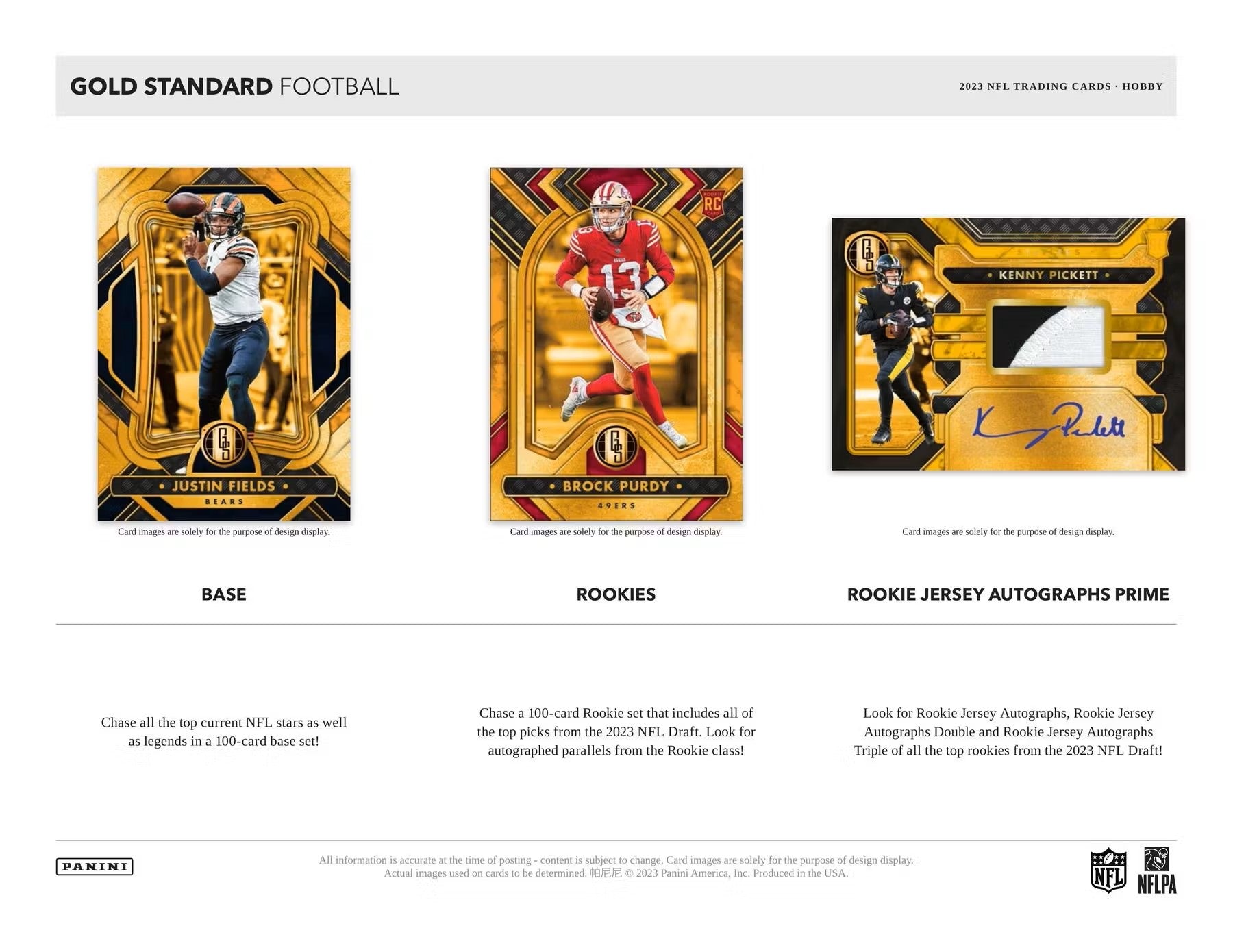 2023 Panini Gold Standard Football Hobby Box - Columbia Hobby - Sports Card Boxes - Toploaders - Card Savers