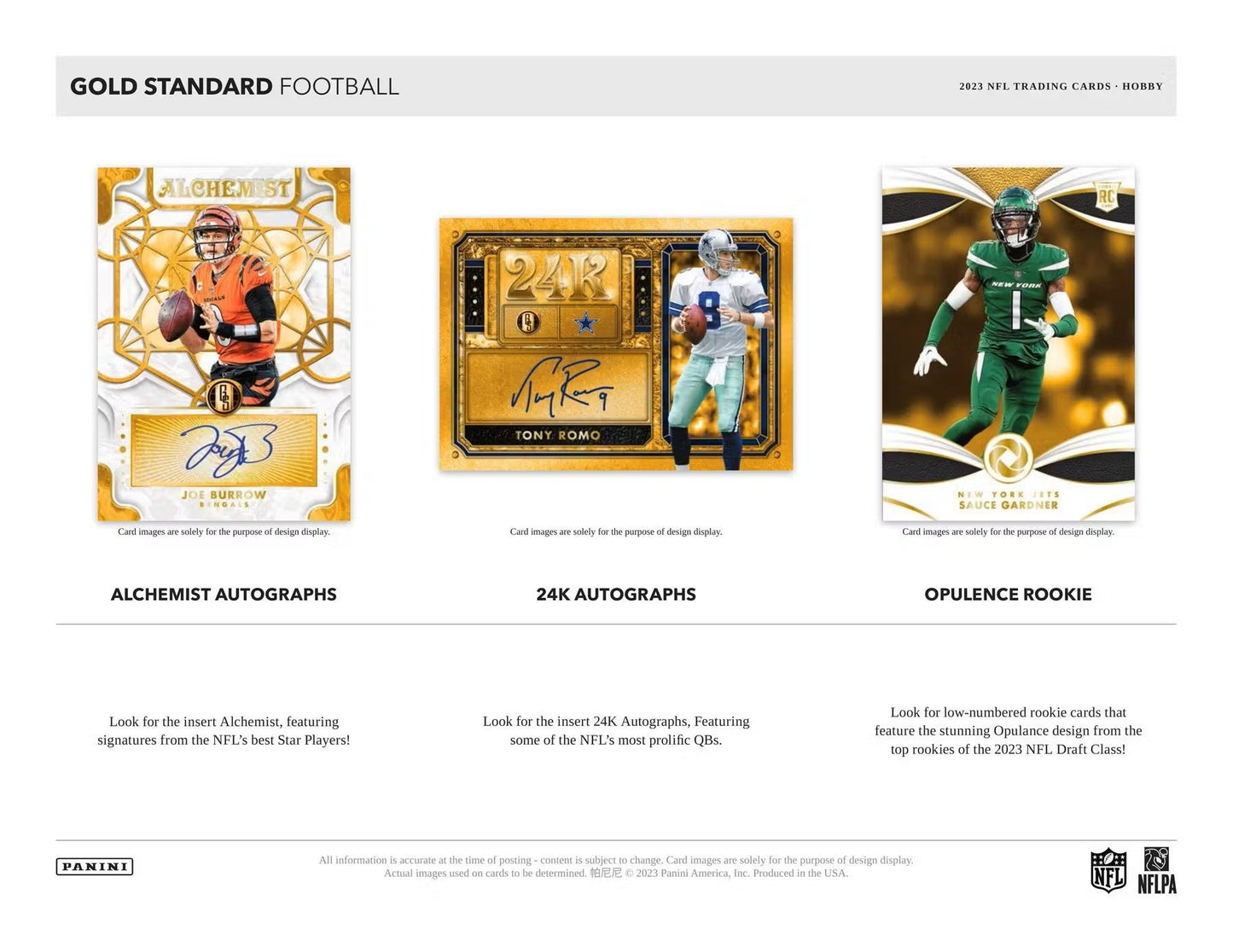2023 Panini Gold Standard Football Hobby Box - Columbia Hobby - Sports Card Boxes - Toploaders - Card Savers