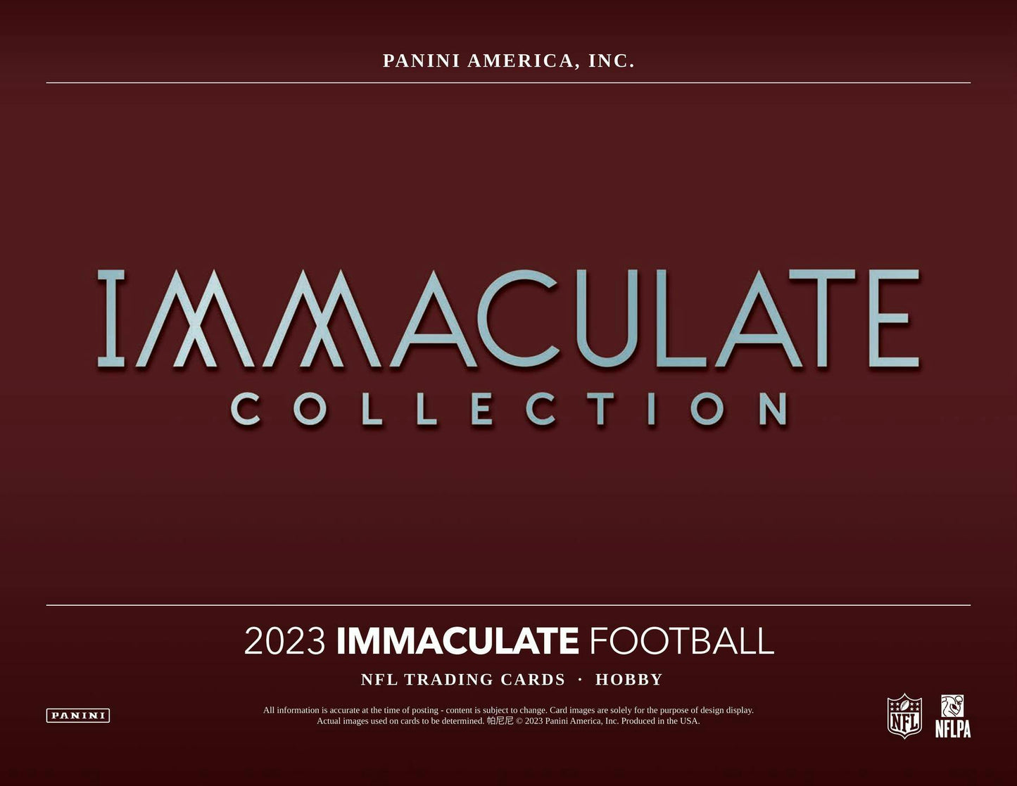 2023 Panini Immaculate Football Hobby Box - Columbia Hobby - Sports Card Boxes - Toploaders - Card Savers
