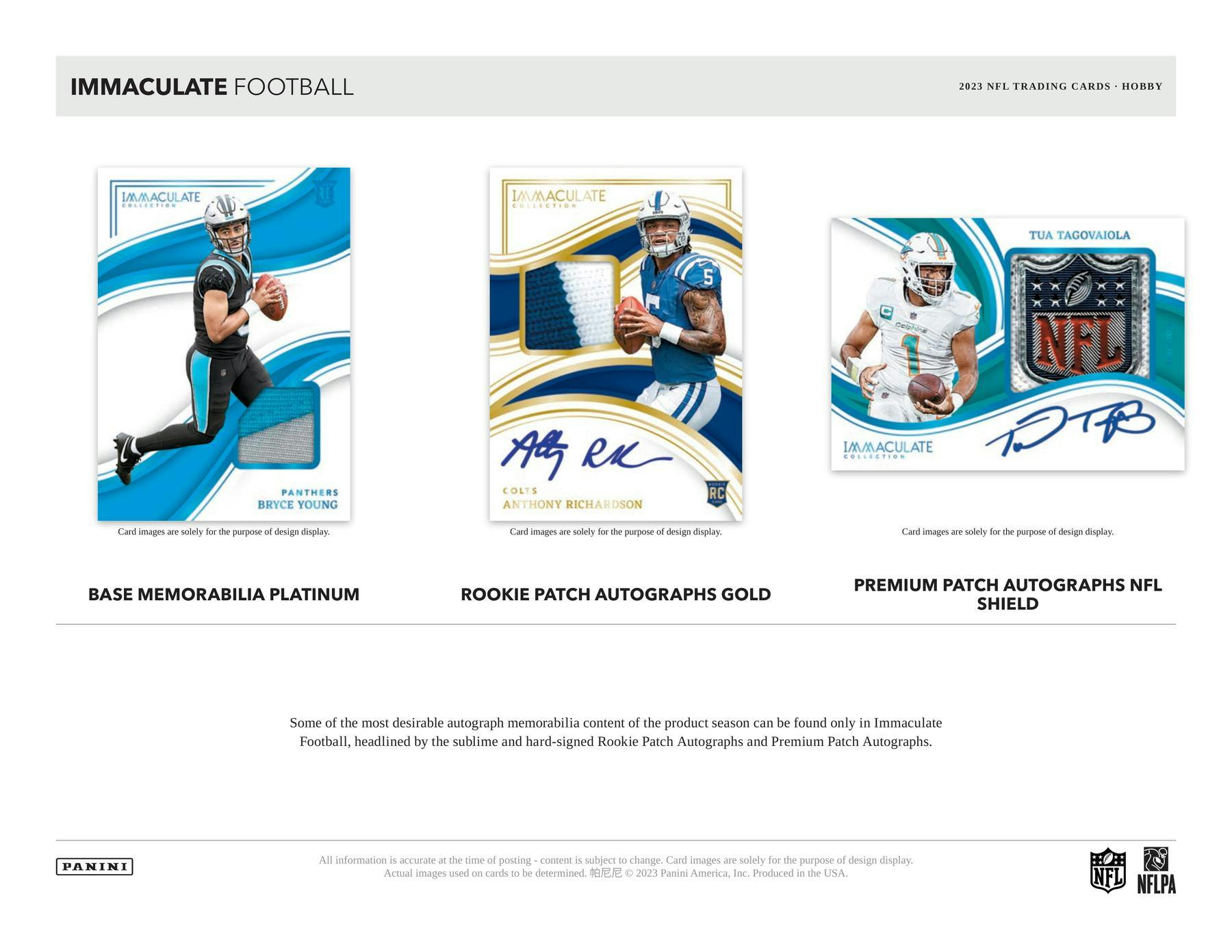 2023 Panini Immaculate Football Hobby Box - Columbia Hobby - Sports Card Boxes - Toploaders - Card Savers