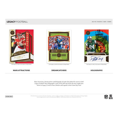2023 Panini Legacy Football Hobby Box - Columbia Hobby - Sports Card Boxes - Toploaders - Card Savers